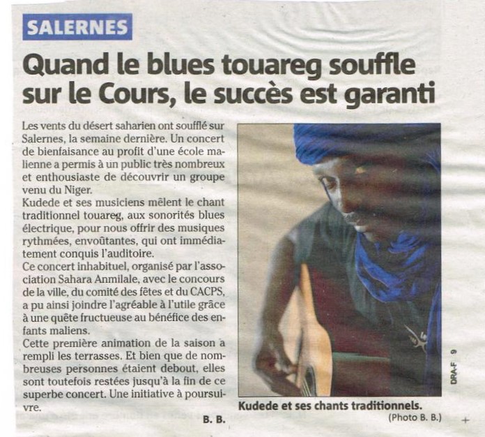 Article Var Matin Koudede 2012