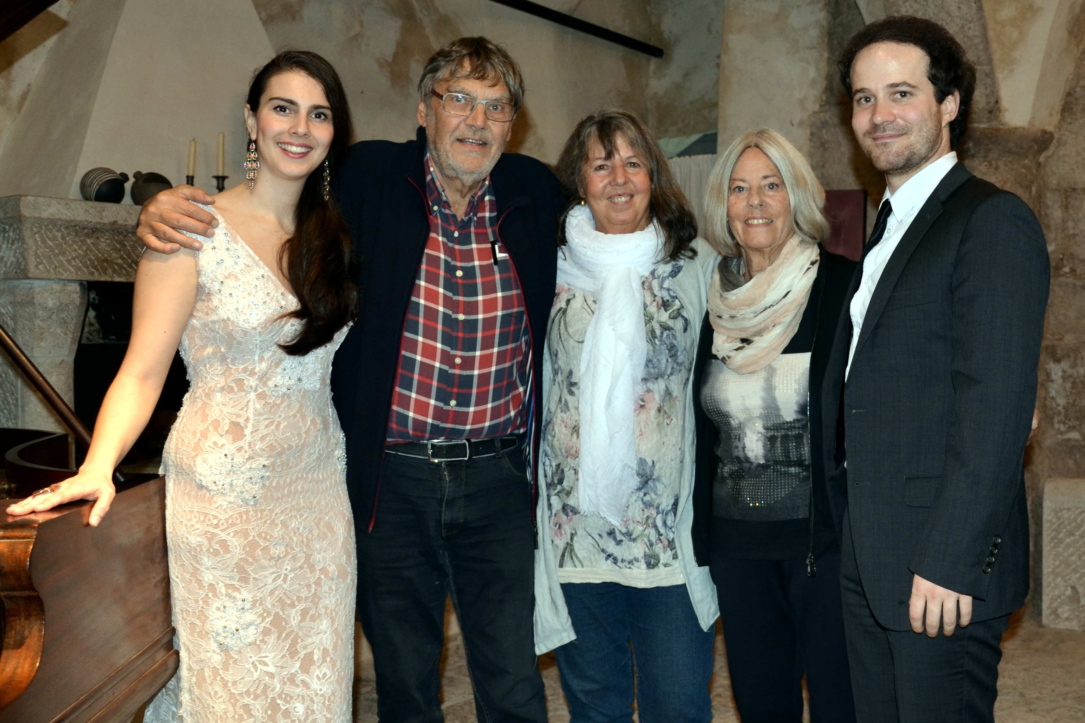 Laetitia, Jean-Paul, Maya, Helen and Ammiel